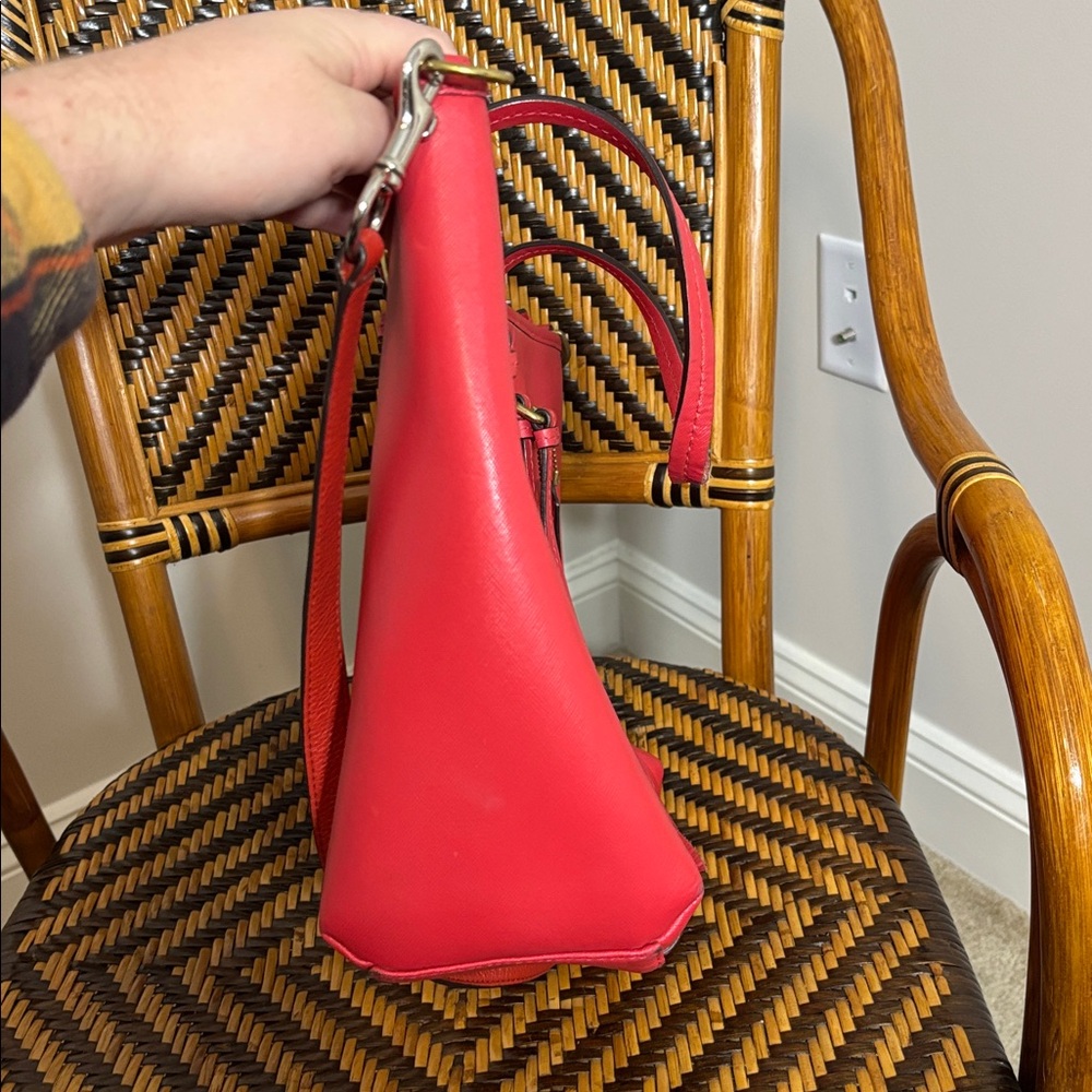 Coach Peyton Tote Bag Magenta Red F25667 - Picture 5 of 8